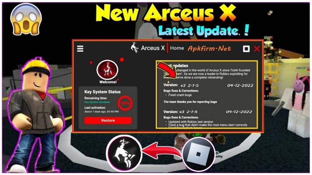 Arceus X Mod APK